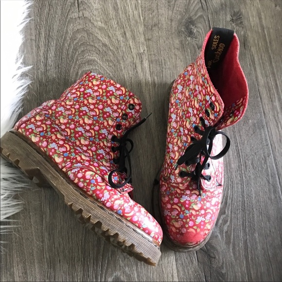 dr martens red sole